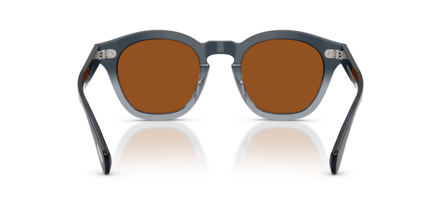 Oliver Peoples Boudreau L.A con montura Crepúsculo degradado y lentes Marrón - Imagen Plaquetas nasales