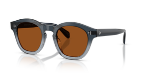 Oliver Peoples Boudreau L.A avec une monture Twilight dégradé et des verres Brun - L'image 1