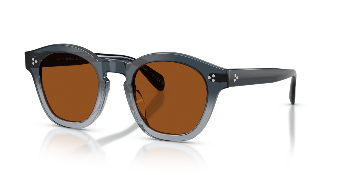 Oliver Peoples Boudreau L.A with Twilight Gradient frame and Brown lenses - Image Pins