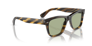 Sie Oliver Peoples Oliver Sun-F mit Cocobolo Gestell und Grün Gläsern - Bild 3