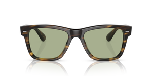 Oliver Peoples Oliver Sun-F with Cocobolo frame and Green lenses - image 2