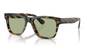 Oliver Peoples Oliver Sun-F con montatura Cocobolo e lenti  Verde - L'immagine 1
