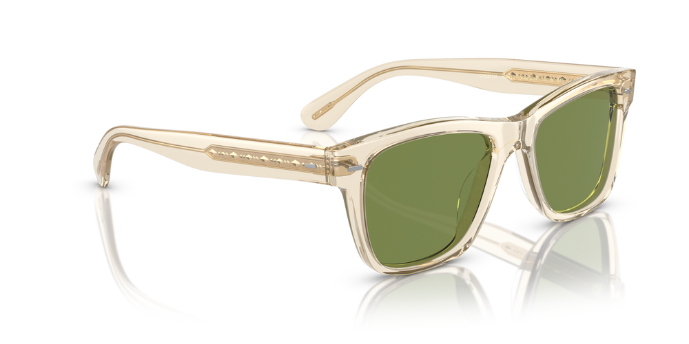 Oliver Peoples Oliver Sun-F with Buff frame and Green lenses - image 3