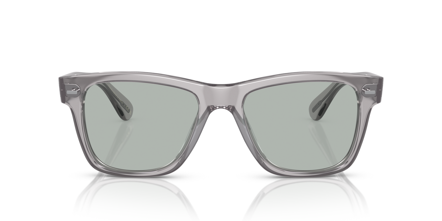 Oliver Peoples Oliver Sun-F with Workman Grey frame and Grey lenses - Image Lenses