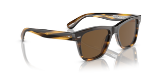 Sie Oliver Peoples Oliver Sun mit Cocobolo Gestell und Braun Gläsern - Bild 3