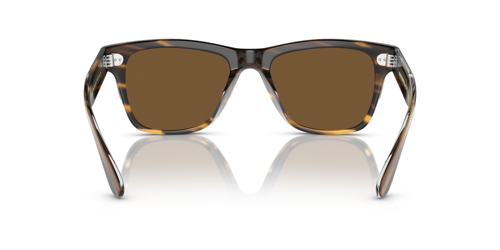 Sie Oliver Peoples Oliver Sun mit Cocobolo Gestell und Braun Gläsern - Bild 5