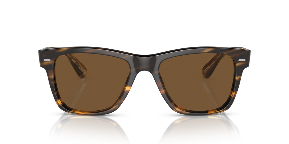 Sie Oliver Peoples Oliver Sun mit Cocobolo Gestell und Braun Gläsern - Bild 2