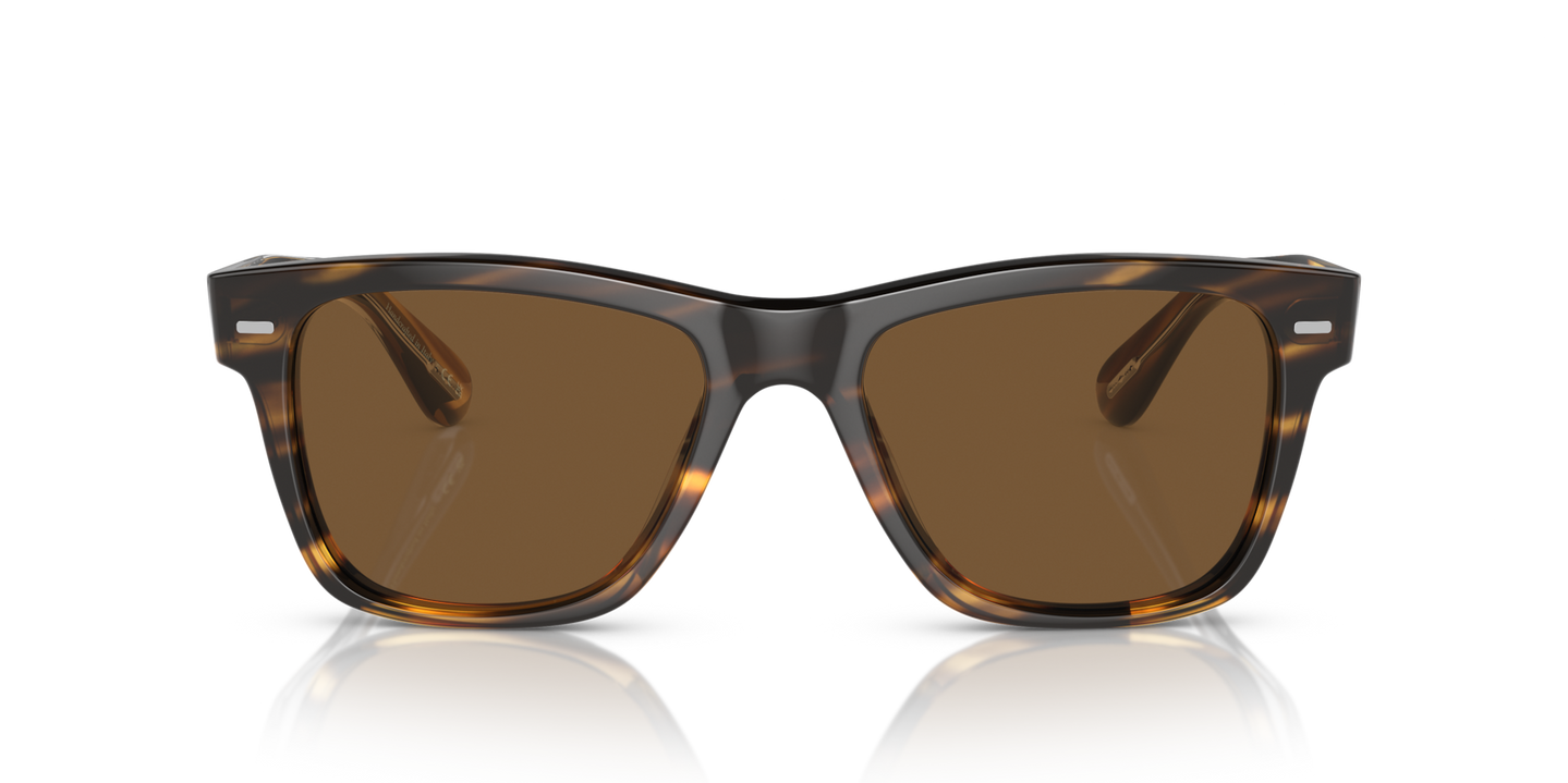 Oliver Peoples Oliver Sun with Cocobolo frame and Brown lenses - Image Lenses