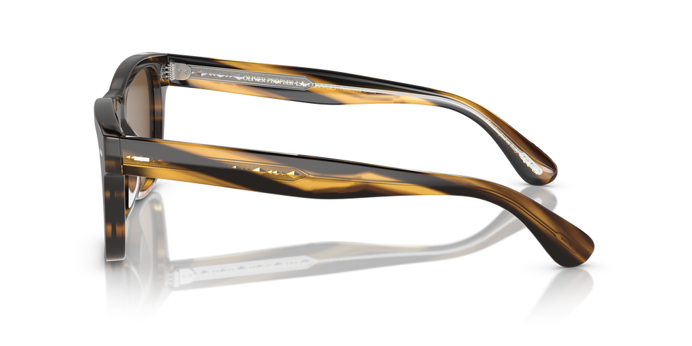 Oliver Peoples Oliver Sun with Cocobolo frame and True Polar Brown