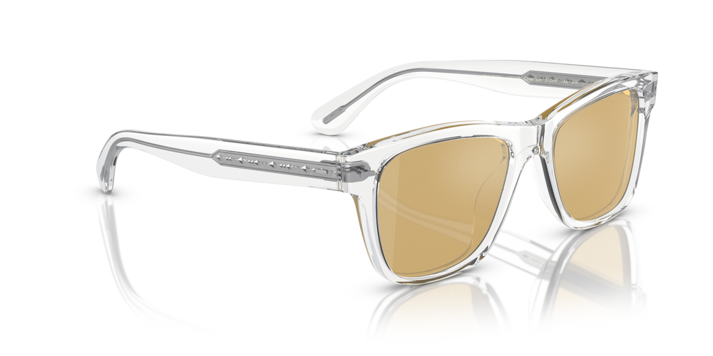 Sie Oliver Peoples Oliver Sun Limited Edition mit Kristall Gestell und Gelb Gläsern - bild 3