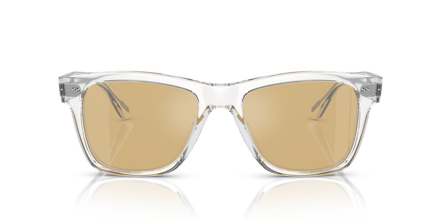 Oliver Peoples Oliver Sun Limited Edition con montatura Cristallo e lenti  Giallo - Immagine Frontale della montatura