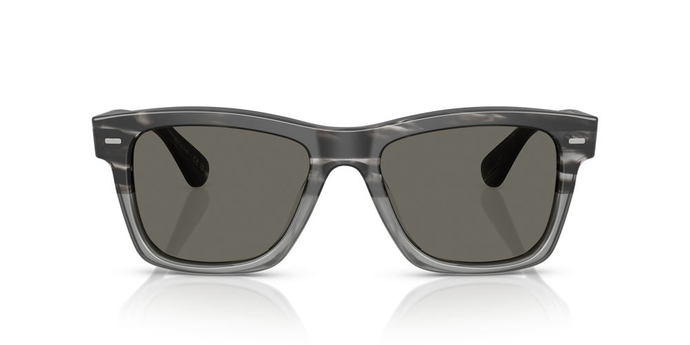 Oliver Peoples Oliver Sun avec une monture Orage semi-mat et des verres Gris - L'image 2