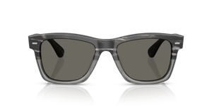 Oliver Peoples Oliver Sun avec une monture Orage semi-mat et des verres Gris - L'image 2