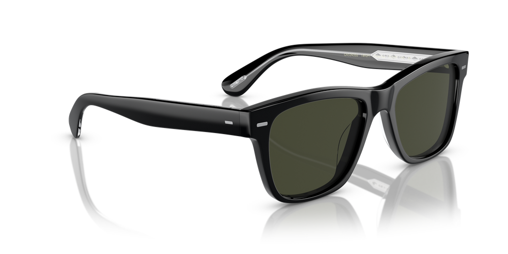 Oliver Peoples Oliver Sun avec une monture Noir et des verres Vert - L'image 3