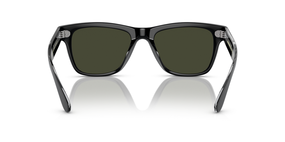 Sie Oliver Peoples Oliver Sun mit Schwarz Gestell und Grün Gläsern - bild 5