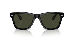 Oliver Peoples Oliver Sun avec une monture Noir et des verres Vert - L'image 2