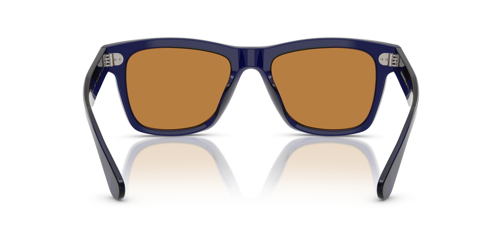 Oliver Peoples Oliver Sun avec une monture Denim et des verres Brun - L'image 5