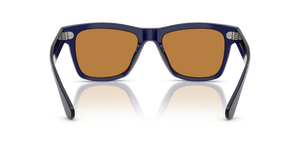 Oliver Peoples Oliver Sun avec une monture Denim et des verres Brun - L'image 5