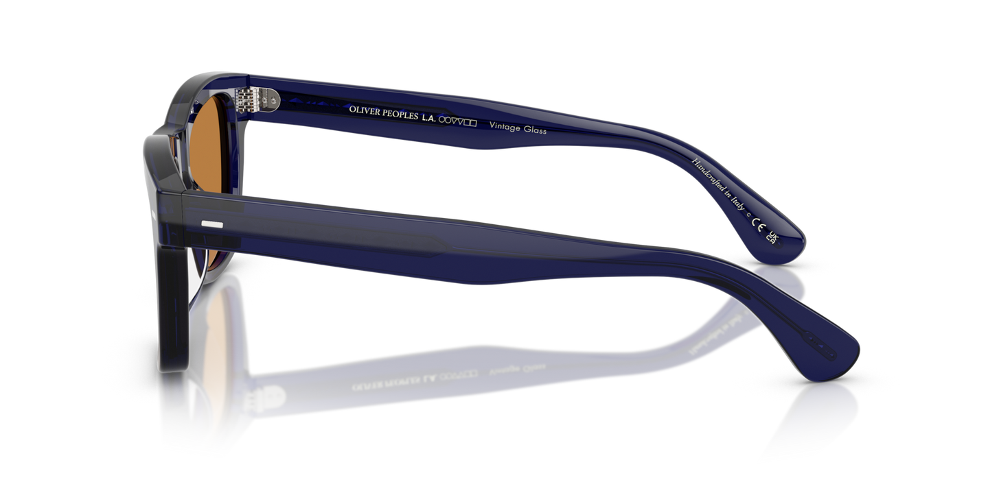 Oliver Peoples Oliver Sun con montatura Denim e lenti  Marrone - Immagine ASTA