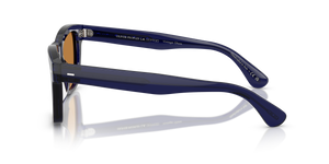 Oliver Peoples Oliver Sun avec une monture Denim et des verres Brun - L'image 4