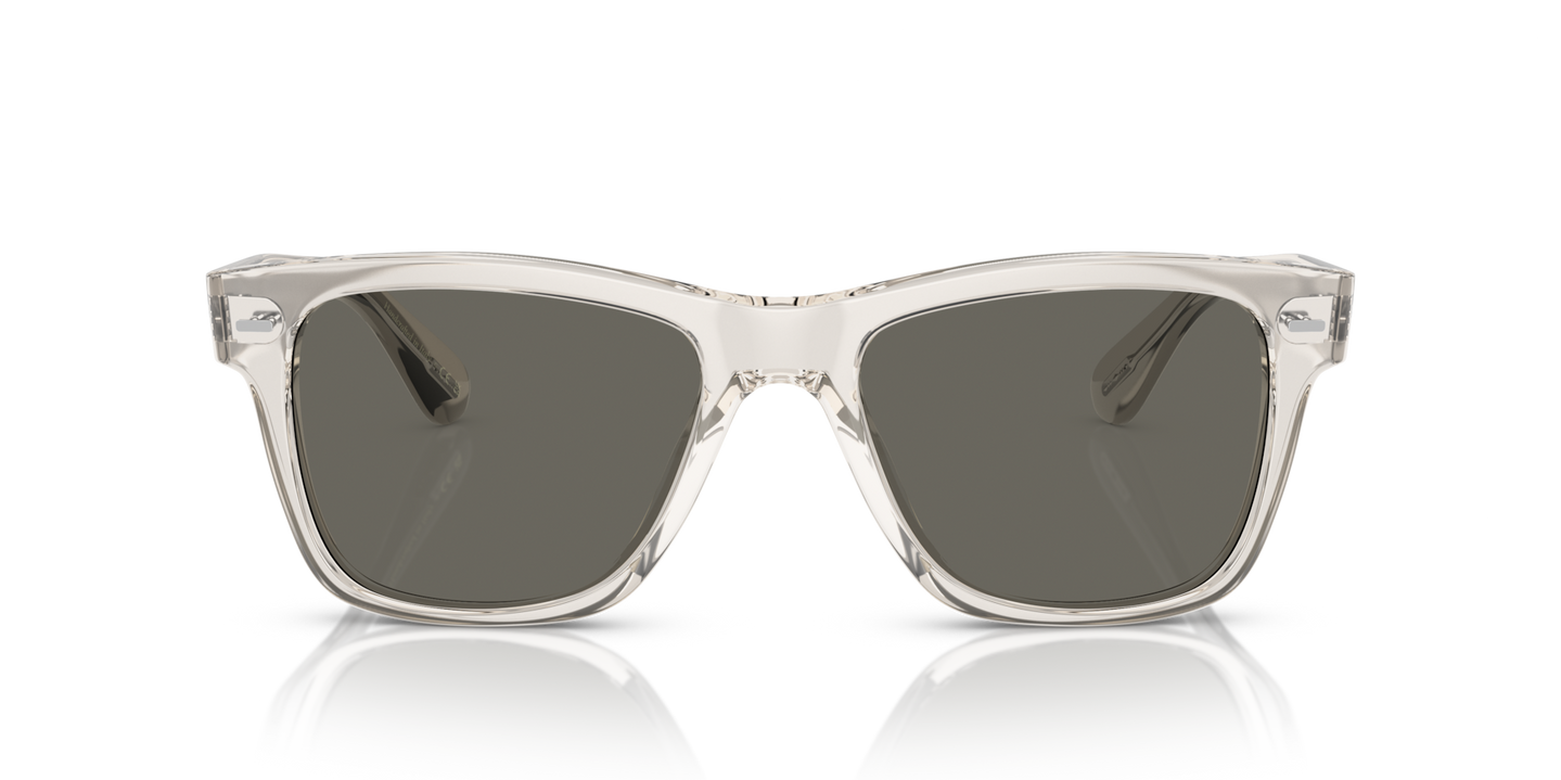 Oliver Peoples Oliver Sun avec une monture Black Diamond et des verres Gris - Image Devant de la monture
