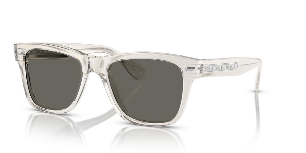 Sie Oliver Peoples Oliver Sun mit Black Diamond Gestell und Grau Gläsern - Bild 4