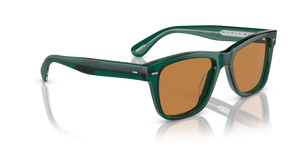 Oliver Peoples Oliver Sun Limited Edition with Translucent Dark Teal frame and Brown lenses - Image 3