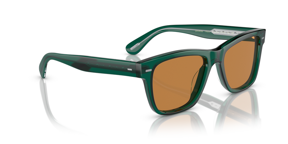 Oliver Peoples Oliver Sun Limited Edition con montatura Translucent Dark Teal e lenti  Marrone - immagine 3