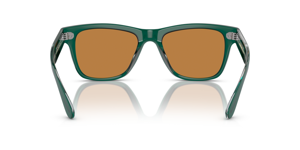 Oliver Peoples Oliver Sun Limited Edition with Translucent Dark Teal frame and Brown lenses - Image 5