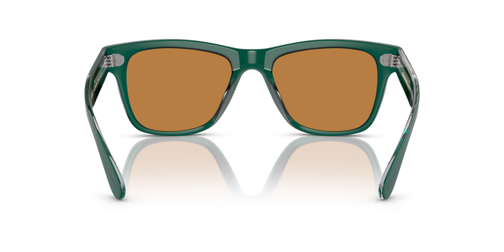 Oliver Peoples Oliver Sun Limited Edition con montatura Translucent Dark Teal e lenti  Marrone - immagine 5