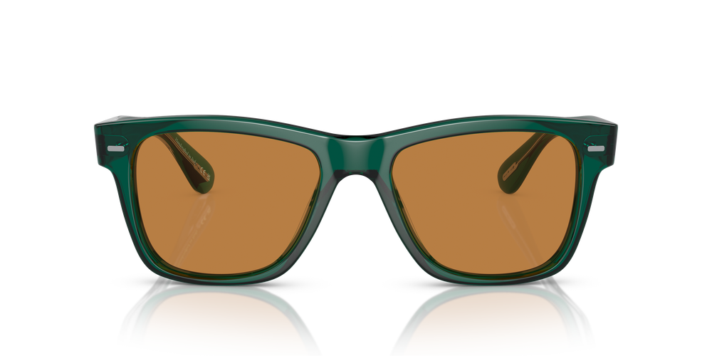 Oliver Peoples Oliver Sun Limited Edition with Translucent Dark Teal frame and Brown lenses - Image 2
