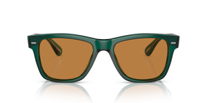 Oliver Peoples Oliver Sun Limited Edition con montatura Translucent Dark Teal e lenti  Marrone - immagine 2