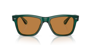 Oliver Peoples Oliver Sun Limited Edition with Translucent Dark Teal frame and Brown lenses - Image 2