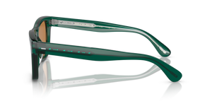Oliver Peoples Oliver Sun Limited Edition con montatura Translucent Dark Teal e lenti  Marrone - immagine 4
