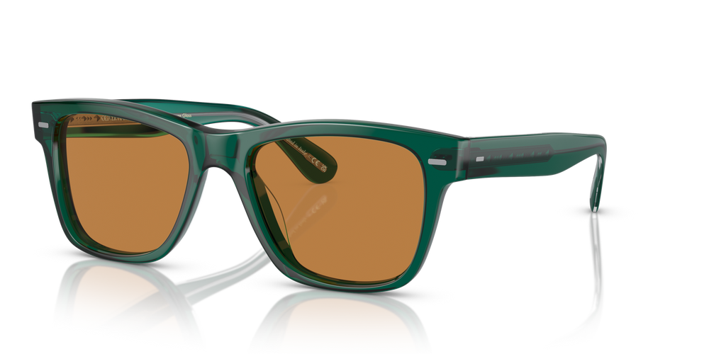 Oliver Peoples Oliver Sun Limited Edition con montatura Translucent Dark Teal e lenti  Marrone - immagine 1