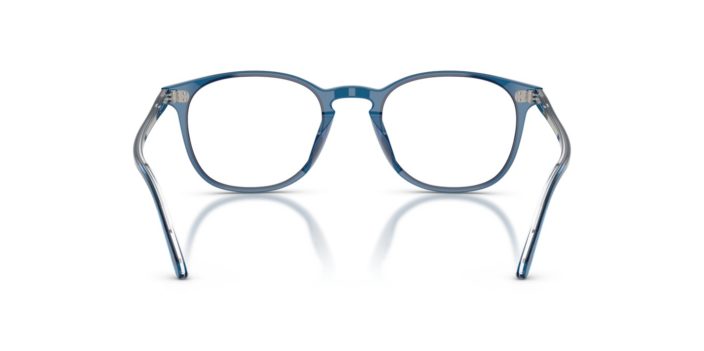 Oliver Peoples Finley Vintage の 鉄紺ブルー フレーム - 画像 ノーズパッド