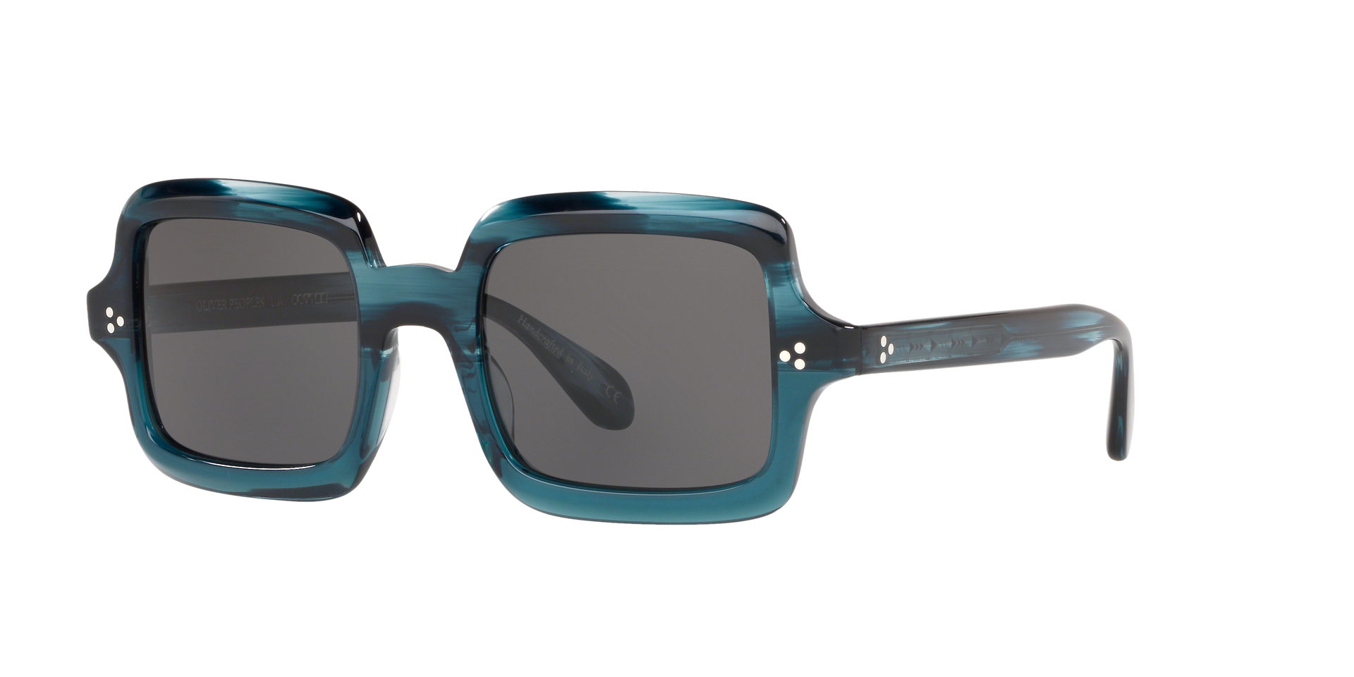 Oliver Peoples Avri with Teal VSB frame and Grey lenses | Oliver
