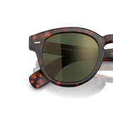 Oliver Peoples Cary Grant Sun with Semi Matte Sable Tortoise frame and Green lenses - Variant