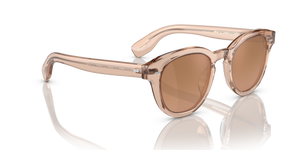 Oliver Peoples Cary Grant Sun with Blush frame and Pink lenses - Image 3
