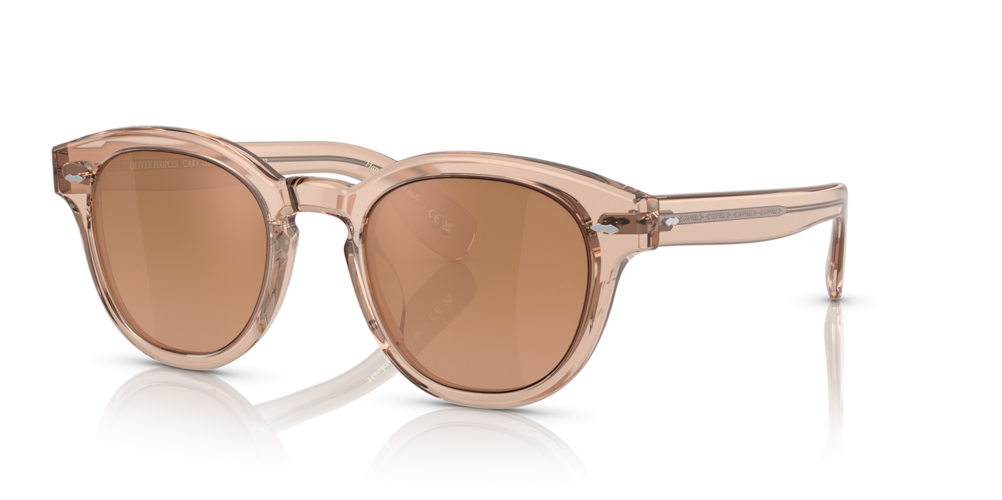 Sie Oliver Peoples Cary Grant Sun mit Blush Gestell und Rosa Gläsern - Bild Plättchen