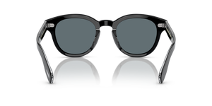 Oliver Peoples Cary Grant Sun avec une monture Noir et des verres Bleu - L'image 5