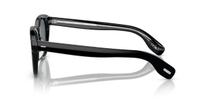 Oliver Peoples Cary Grant Sun avec une monture Noir et des verres Bleu - L'image 4