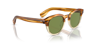 Oliver Peoples Cary Grant Sun with Honey VSB frame and Green lenses - image 3