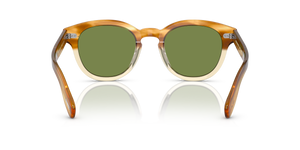 Sie Oliver Peoples Cary Grant Sun mit Honey VSB Gestell und Grün Gläsern - Das Bild 5