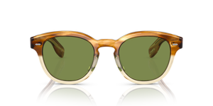 Oliver Peoples Cary Grant Sun con montura Honey VSB y lentes Verde - El 2