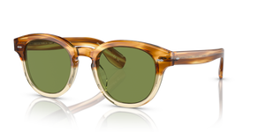 Oliver Peoples Cary Grant Sun with Honey VSB frame and Green lenses - Image 1