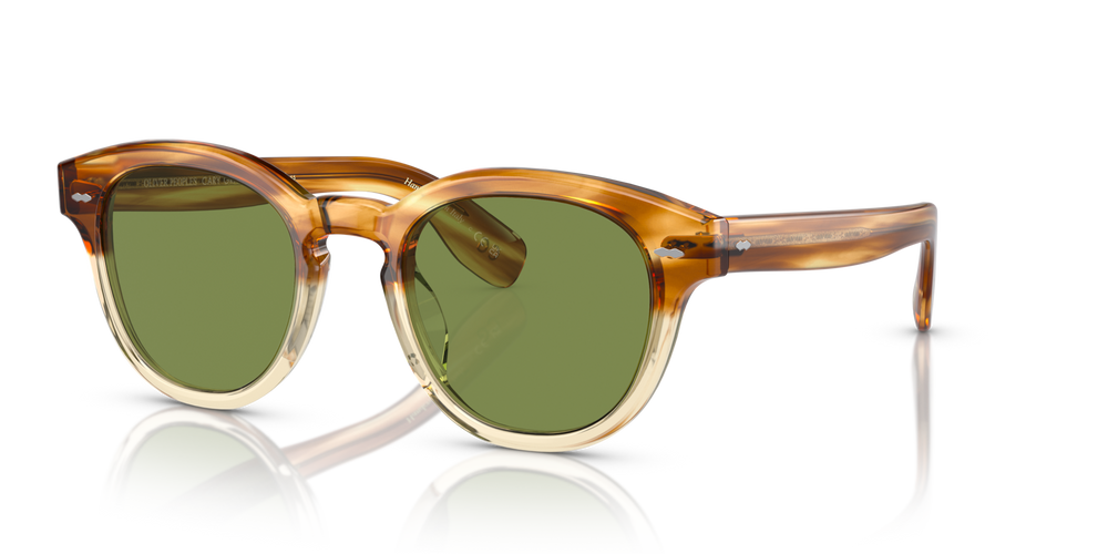 Oliver Peoples Cary Grant Sun with Honey VSB frame and Green lenses - image 1