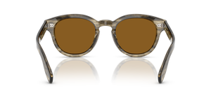 Oliver Peoples Cary Grant Sun Exclusive con montatura Bark verde oliva tenue e lenti  Marrone - L'immagine 5