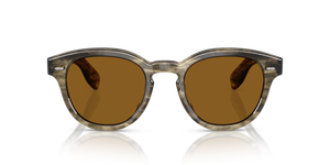 Oliver Peoples Cary Grant Sun Exclusive con montura Corteza y verde aceituna suave y lentes Marrón - imagen 2