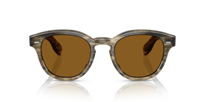 Oliver Peoples Cary Grant Sun Exclusive con montatura Bark verde oliva tenue e lenti  Marrone - L'immagine 2